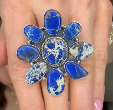 Desert Heat Jasper Cluster Rings MADE TO ORDER-Rings-Krush Kandy, Women's Online Fashion Boutique Located in Phoenix, Arizona (Scottsdale Area)