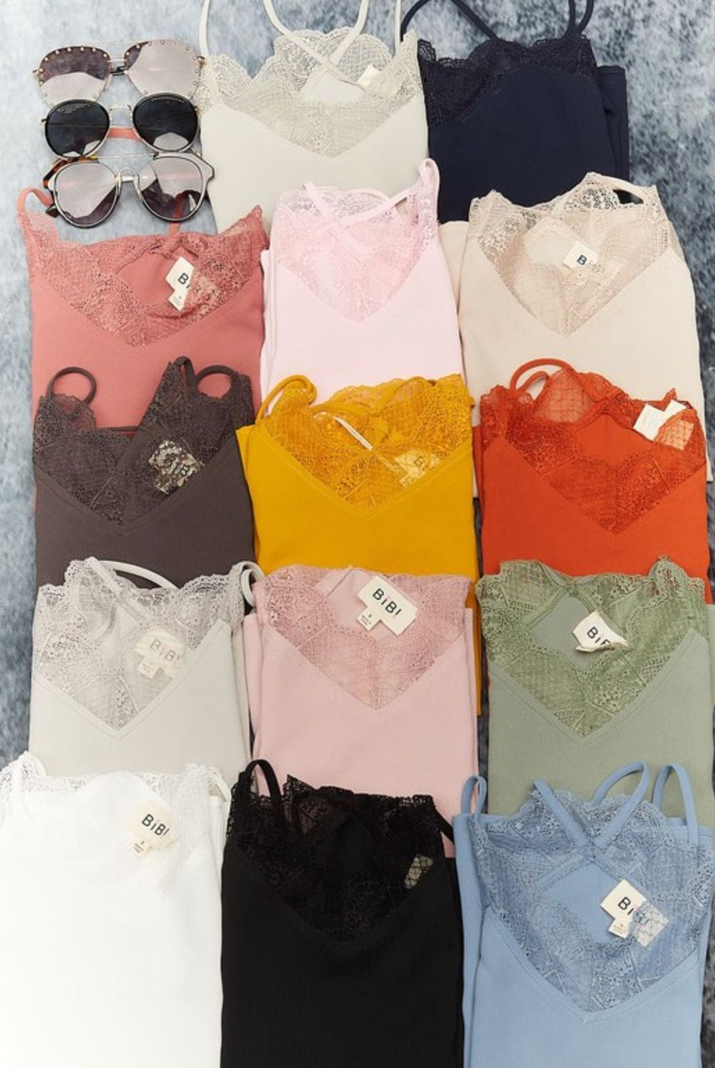 Bibi: Your Best Friend Lace Tank Top | S-XL, 10 Colors-Tanks-Krush Kandy, Women's Online Fashion Boutique Located in Phoenix, Arizona (Scottsdale Area)