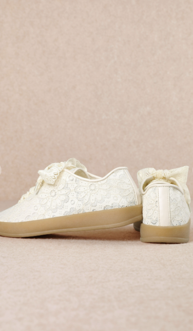 VERA Delicate Lace Sneakers-Shoes-Krush Kandy, Women's Online Fashion Boutique Located in Phoenix, Arizona (Scottsdale Area)