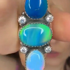 One Of A Kind Aurora Crawler Rings MADE TO ORDER-Ring Sizers-Krush Kandy, Women's Online Fashion Boutique Located in Phoenix, Arizona (Scottsdale Area)