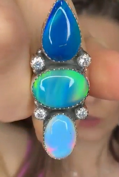 One Of A Kind Aurora Crawler Rings MADE TO ORDER-Ring Sizers-Krush Kandy, Women's Online Fashion Boutique Located in Phoenix, Arizona (Scottsdale Area)