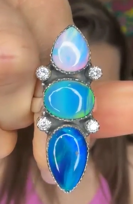 One Of A Kind Aurora Crawler Rings MADE TO ORDER-Ring Sizers-Krush Kandy, Women's Online Fashion Boutique Located in Phoenix, Arizona (Scottsdale Area)