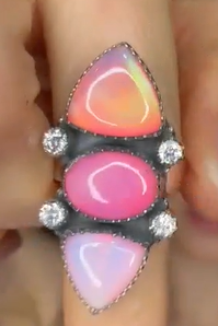 One Of A Kind Aurora Crawler Rings MADE TO ORDER-Ring Sizers-Krush Kandy, Women's Online Fashion Boutique Located in Phoenix, Arizona (Scottsdale Area)