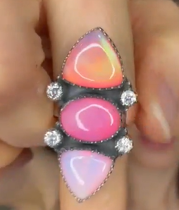 One Of A Kind Aurora Crawler Rings MADE TO ORDER-Ring Sizers-Krush Kandy, Women's Online Fashion Boutique Located in Phoenix, Arizona (Scottsdale Area)
