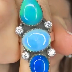 One Of A Kind Aurora Crawler Rings MADE TO ORDER-Ring Sizers-Krush Kandy, Women's Online Fashion Boutique Located in Phoenix, Arizona (Scottsdale Area)