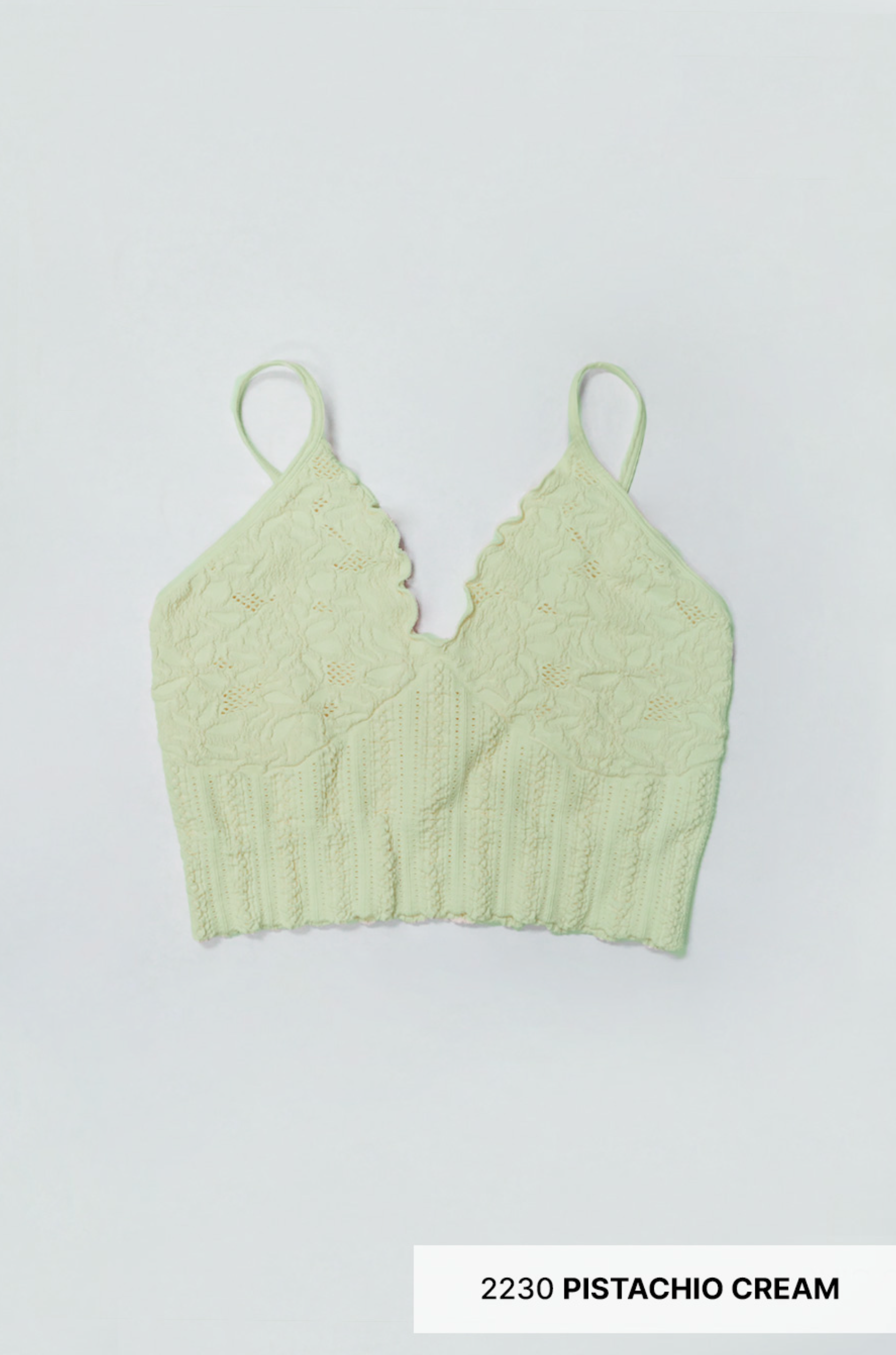 Lace Textured Bralette-Tanks-Krush Kandy, Women's Online Fashion Boutique Located in Phoenix, Arizona (Scottsdale Area)