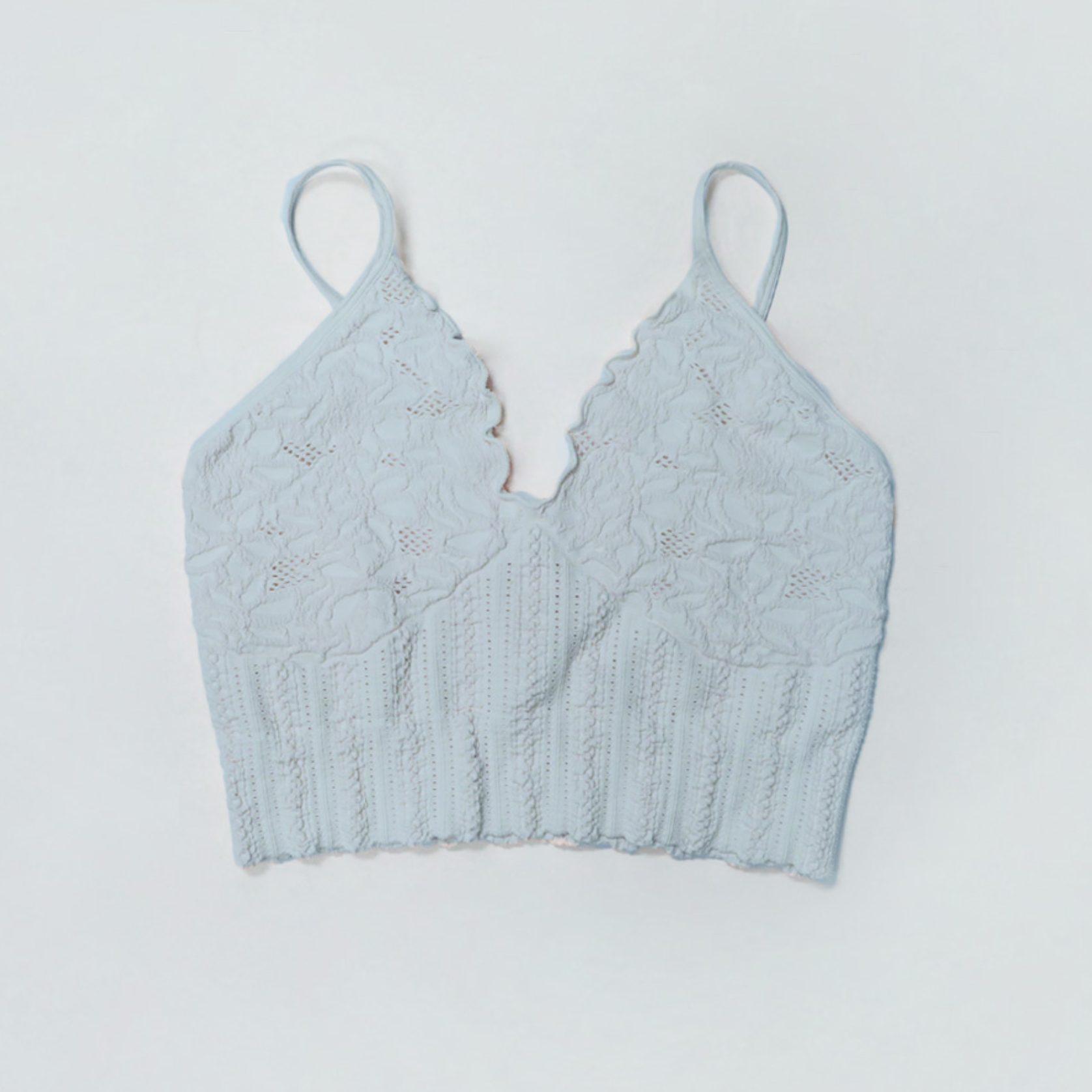 Lace Textured Bralette-Tanks-Krush Kandy, Women's Online Fashion Boutique Located in Phoenix, Arizona (Scottsdale Area)