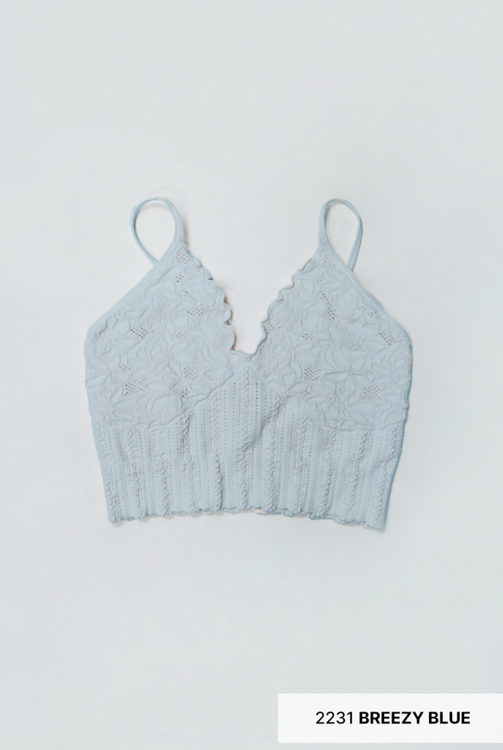 Lace Textured Bralette-Tanks-Krush Kandy, Women's Online Fashion Boutique Located in Phoenix, Arizona (Scottsdale Area)
