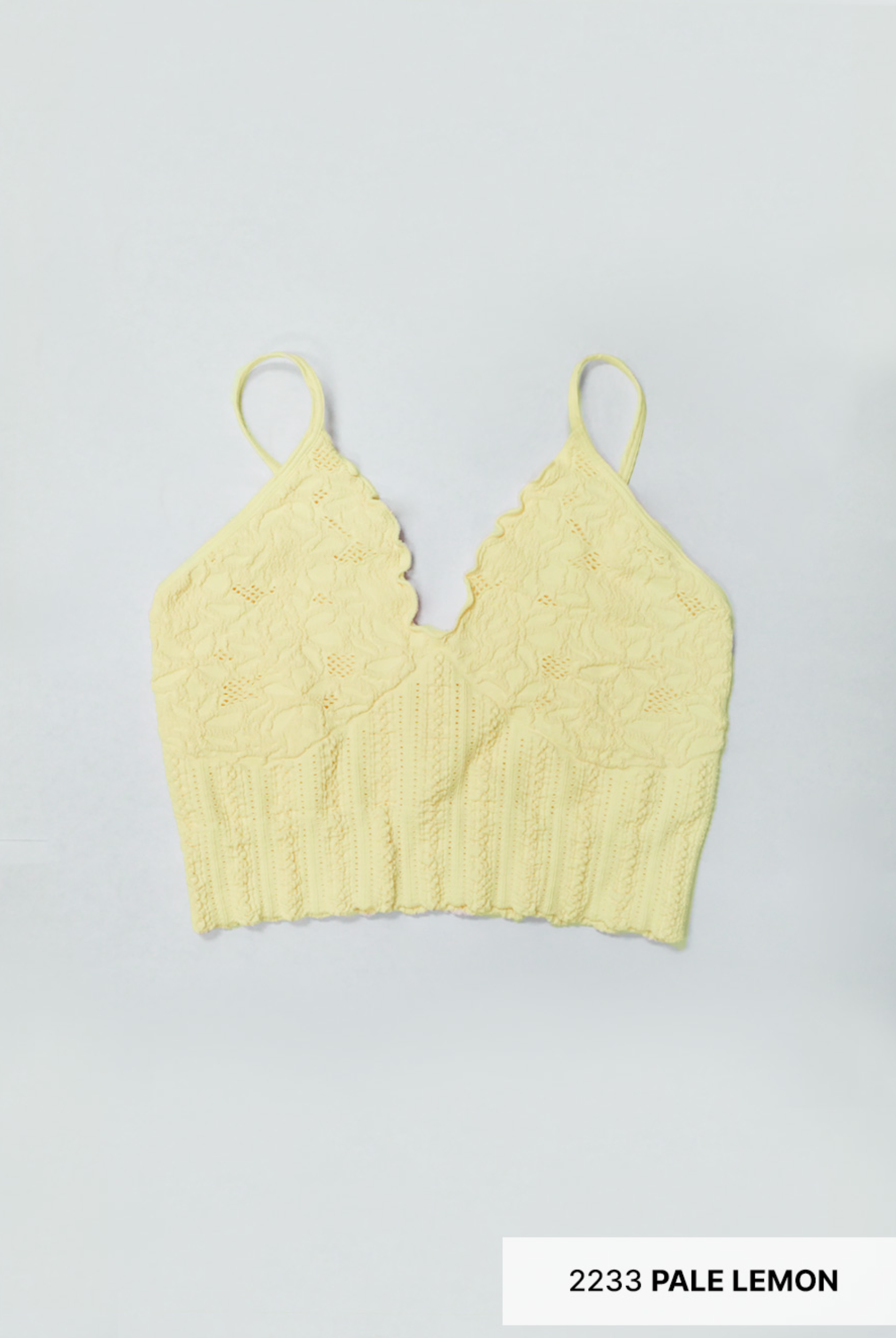 Lace Textured Bralette-Tanks-Krush Kandy, Women's Online Fashion Boutique Located in Phoenix, Arizona (Scottsdale Area)