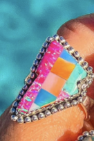 Kandy Multi Colored Sterling Silver Rings | MADE TO ORDER-Ring Sizers-Krush Kandy, Women's Online Fashion Boutique Located in Phoenix, Arizona (Scottsdale Area)