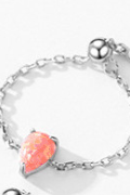 Sterling Silver Opal Geometric Minimalist Band Ring-Ring-Krush Kandy, Women's Online Fashion Boutique Located in Phoenix, Arizona (Scottsdale Area)