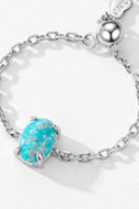 Sterling Silver Opal Geometric Minimalist Band Ring-Ring-Krush Kandy, Women's Online Fashion Boutique Located in Phoenix, Arizona (Scottsdale Area)
