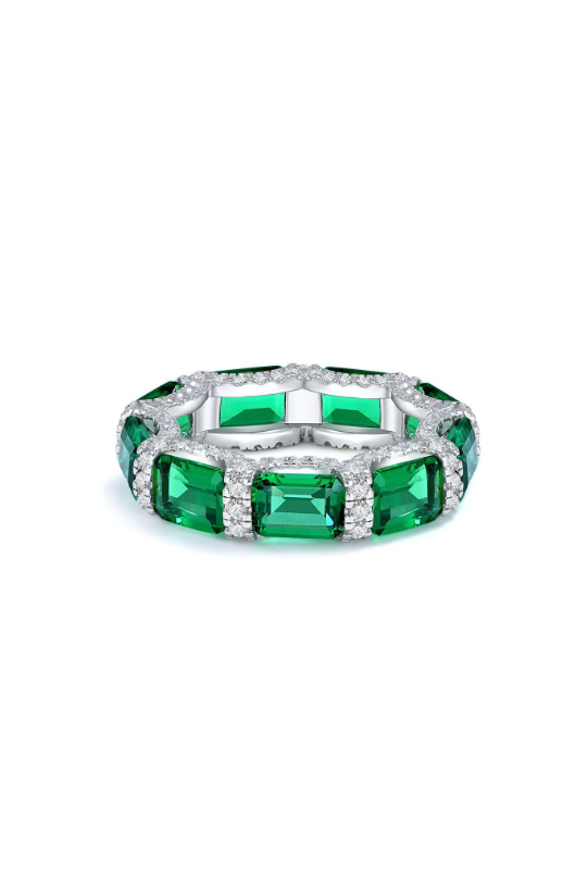 Carbon Diamond Green Geometric Dainty Band Ring-Ring-Krush Kandy, Women's Online Fashion Boutique Located in Phoenix, Arizona (Scottsdale Area)