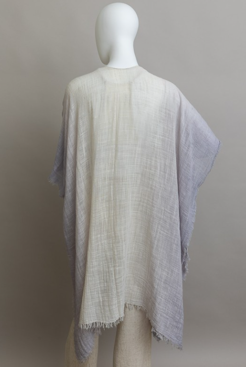 Frayed Cotton Bohemian Ombre Kimono-Kimonos-Krush Kandy, Women's Online Fashion Boutique Located in Phoenix, Arizona (Scottsdale Area)