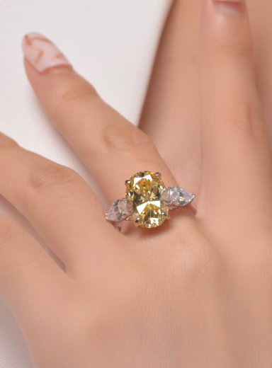 Glimmer Grid Cubic Zirconia Lux Ring-Ring-Krush Kandy, Women's Online Fashion Boutique Located in Phoenix, Arizona (Scottsdale Area)