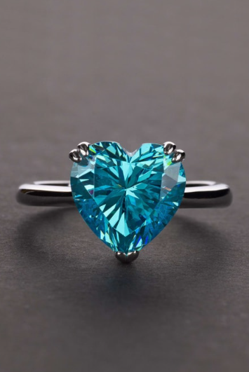 Dainty Cubic Zirconia Heart Ring-Ring-Krush Kandy, Women's Online Fashion Boutique Located in Phoenix, Arizona (Scottsdale Area)