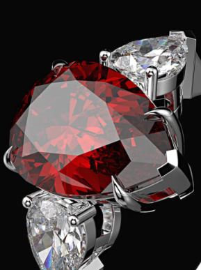 High Carbon Diamond Water Drop Luxury Ring-Ring-Krush Kandy, Women's Online Fashion Boutique Located in Phoenix, Arizona (Scottsdale Area)