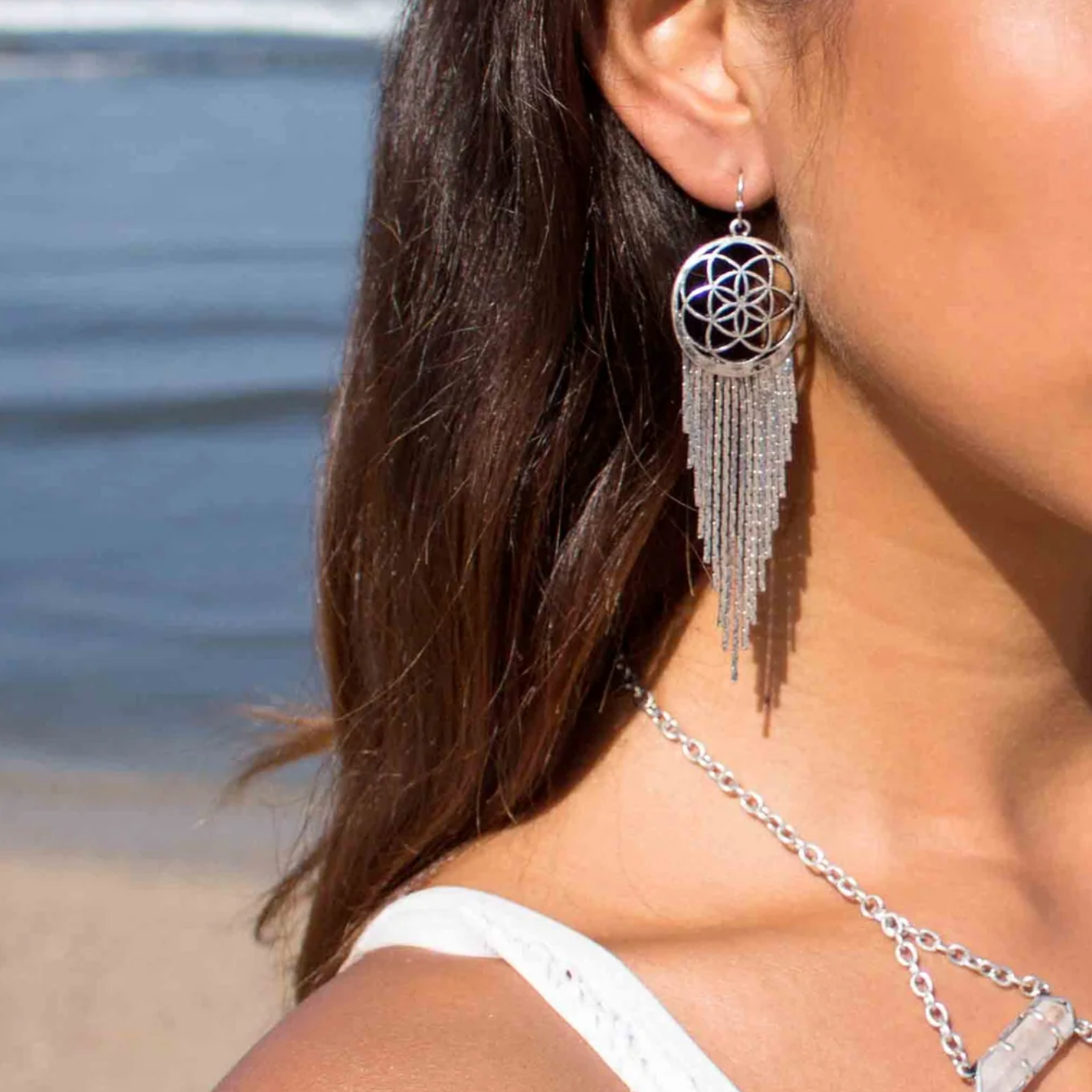 Dream Catcher Earrings-Earrings-Krush Kandy, Women's Online Fashion Boutique Located in Phoenix, Arizona (Scottsdale Area)
