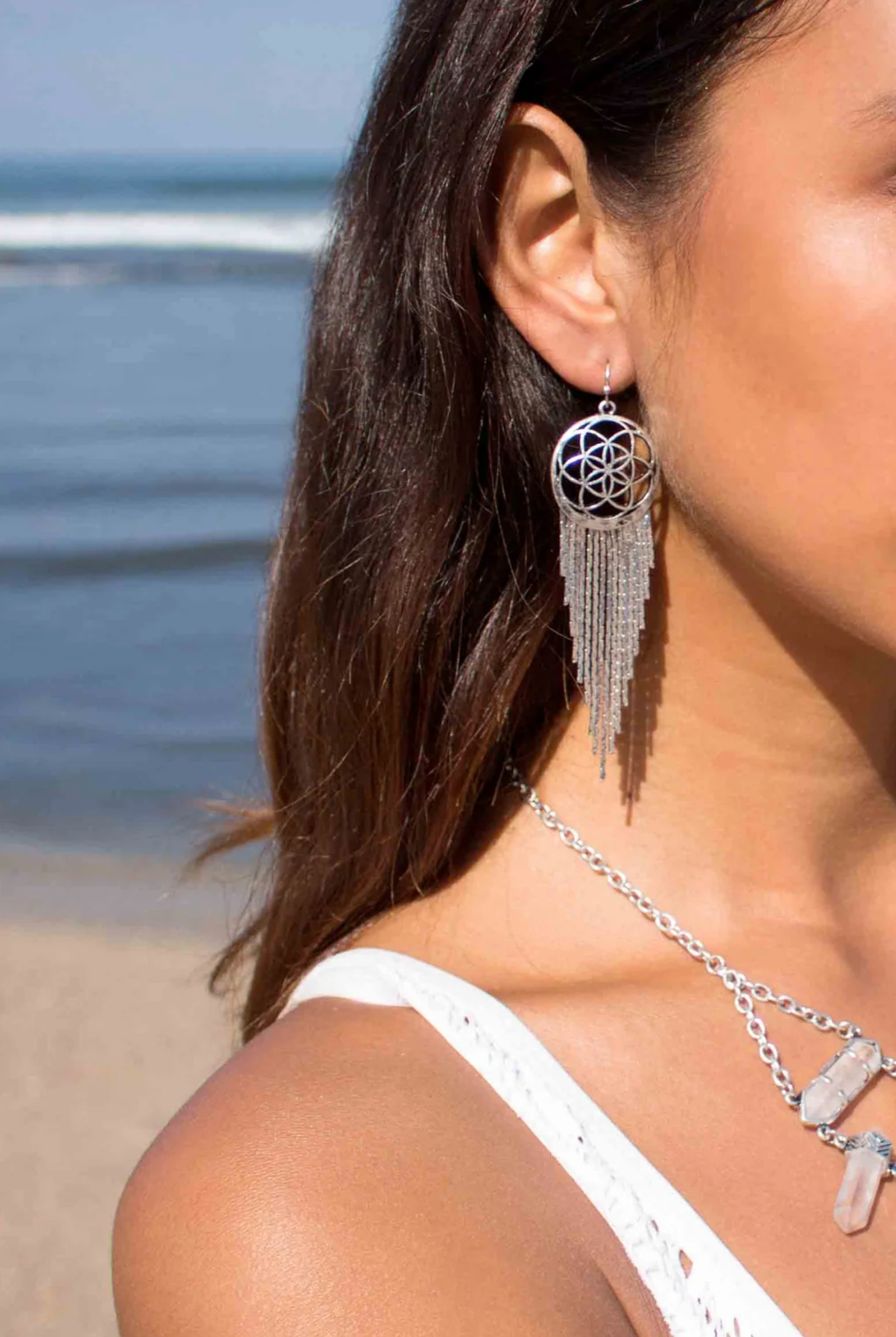 Dream Catcher Earrings-Earrings-Krush Kandy, Women's Online Fashion Boutique Located in Phoenix, Arizona (Scottsdale Area)