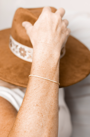 Cubic Zirconia Geometric Minimalist Asymmetrical Chain Bracelet-Bracelets-Krush Kandy, Women's Online Fashion Boutique Located in Phoenix, Arizona (Scottsdale Area)