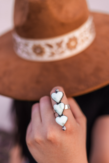 Paloma 3 Stone Crawler Rings-Rings-Krush Kandy, Women's Online Fashion Boutique Located in Phoenix, Arizona (Scottsdale Area)
