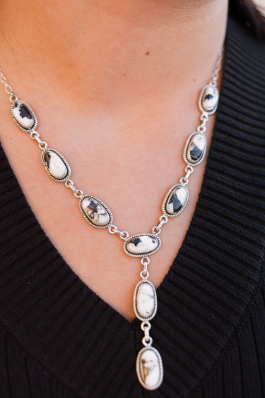 Krush Classic Stones Lariat Necklaces-Necklaces-Krush Kandy, Women's Online Fashion Boutique Located in Phoenix, Arizona (Scottsdale Area)