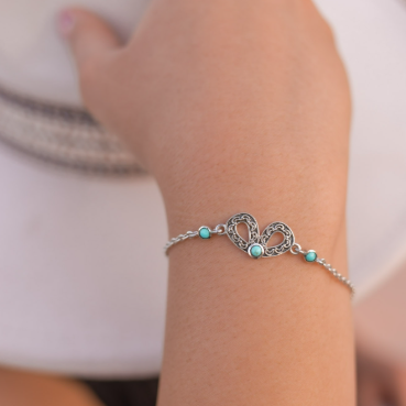 Dainty Bow Chain Bracelet-Chain Bracelets-Krush Kandy, Women's Online Fashion Boutique Located in Phoenix, Arizona (Scottsdale Area)