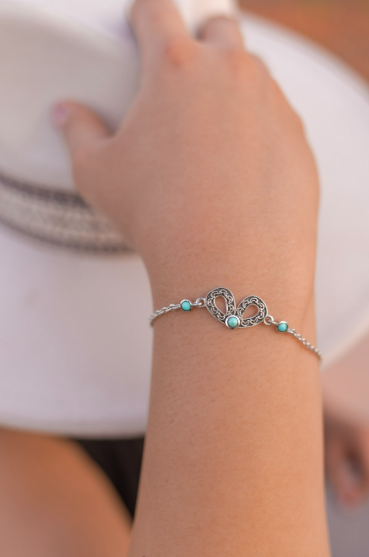 Dainty Bow Chain Bracelet-Chain Bracelets-Krush Kandy, Women's Online Fashion Boutique Located in Phoenix, Arizona (Scottsdale Area)