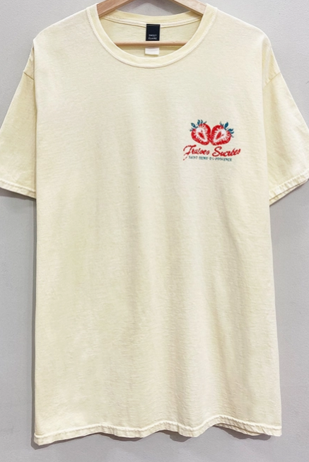 French Strawberries Graphic Tee-Graphic Tees-Krush Kandy, Women's Online Fashion Boutique Located in Phoenix, Arizona (Scottsdale Area)