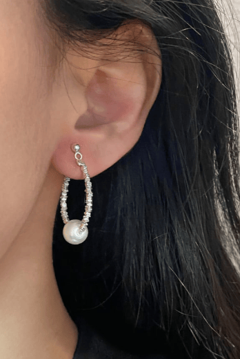Pearl Tassel Trend Drop Earrings-Earrings-Krush Kandy, Women's Online Fashion Boutique Located in Phoenix, Arizona (Scottsdale Area)