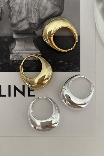 Vintage Huggie Earrings-Earrings-Krush Kandy, Women's Online Fashion Boutique Located in Phoenix, Arizona (Scottsdale Area)