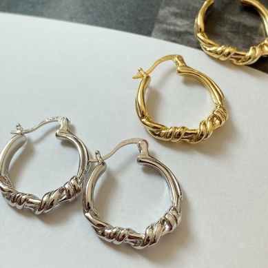 Irregular Minimalist Hoop Earrings-Earrings-Krush Kandy, Women's Online Fashion Boutique Located in Phoenix, Arizona (Scottsdale Area)