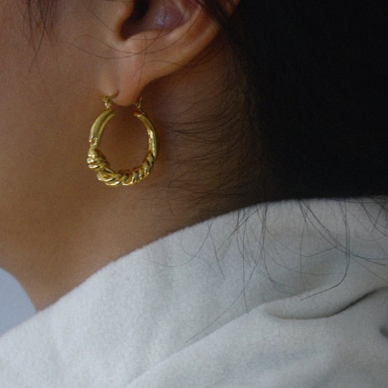 Irregular Minimalist Hoop Earrings-Earrings-Krush Kandy, Women's Online Fashion Boutique Located in Phoenix, Arizona (Scottsdale Area)