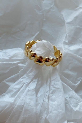 Smooth Heart Ring-Rings-Krush Kandy, Women's Online Fashion Boutique Located in Phoenix, Arizona (Scottsdale Area)