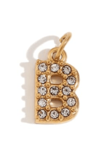 Rhinestone Letter Charm-Necklaces-Krush Kandy, Women's Online Fashion Boutique Located in Phoenix, Arizona (Scottsdale Area)
