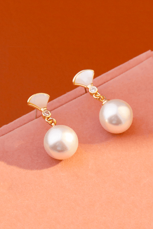 Pearl Drop Earrings-Jewelry-Krush Kandy, Women's Online Fashion Boutique Located in Phoenix, Arizona (Scottsdale Area)