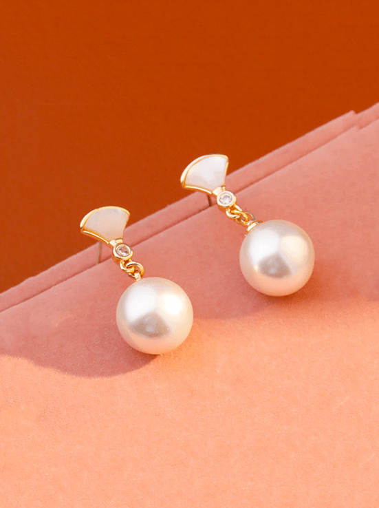 Pearl Drop Earrings-Jewelry-Krush Kandy, Women's Online Fashion Boutique Located in Phoenix, Arizona (Scottsdale Area)