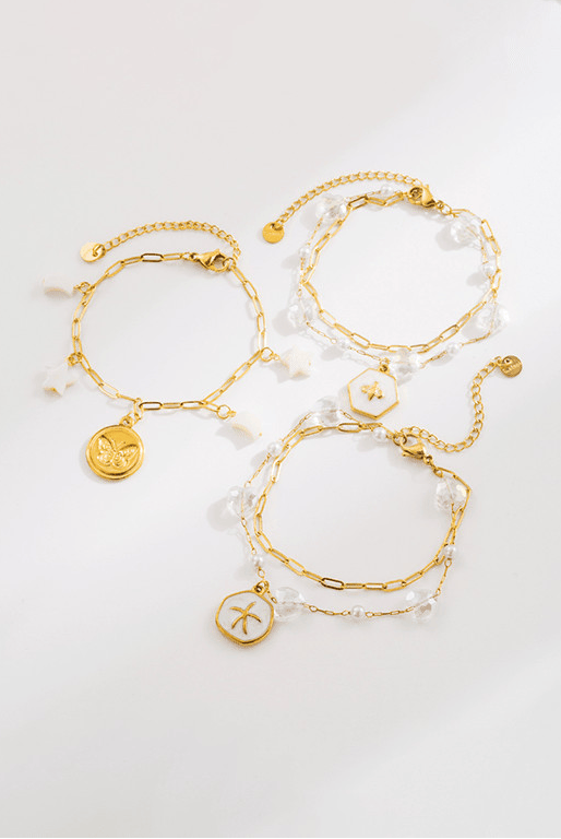 Minimalist Link Charm Bracelet-Jewelry-Krush Kandy, Women's Online Fashion Boutique Located in Phoenix, Arizona (Scottsdale Area)