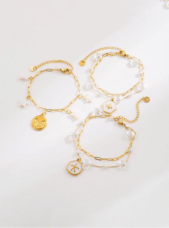 Minimalist Link Charm Bracelet-Jewelry-Krush Kandy, Women's Online Fashion Boutique Located in Phoenix, Arizona (Scottsdale Area)