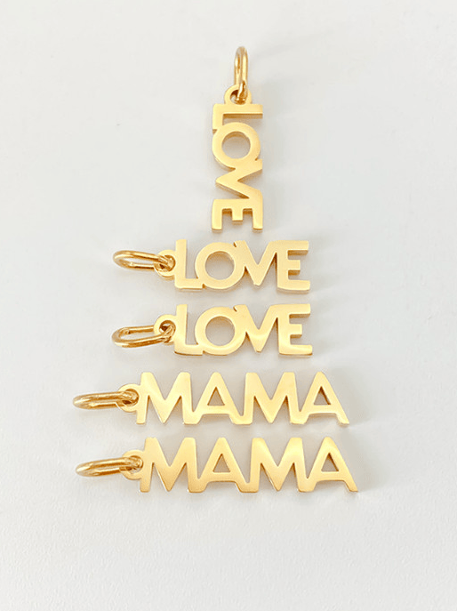 Minimalist Letter Charms-Jewelry-Krush Kandy, Women's Online Fashion Boutique Located in Phoenix, Arizona (Scottsdale Area)