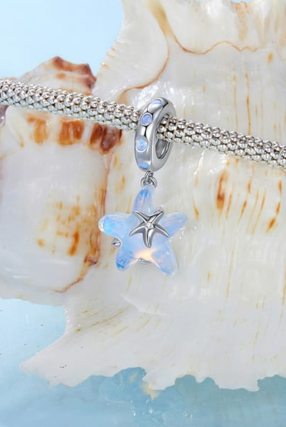 Sterling Silver Sea Star Minimalist Charm-Jewelry-Krush Kandy, Women's Online Fashion Boutique Located in Phoenix, Arizona (Scottsdale Area)