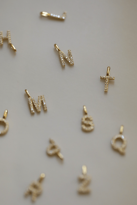 Little Initial Charm-Jewelry-Krush Kandy, Women's Online Fashion Boutique Located in Phoenix, Arizona (Scottsdale Area)