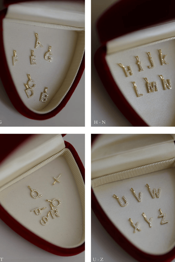 Little Initial Charm-Jewelry-Krush Kandy, Women's Online Fashion Boutique Located in Phoenix, Arizona (Scottsdale Area)