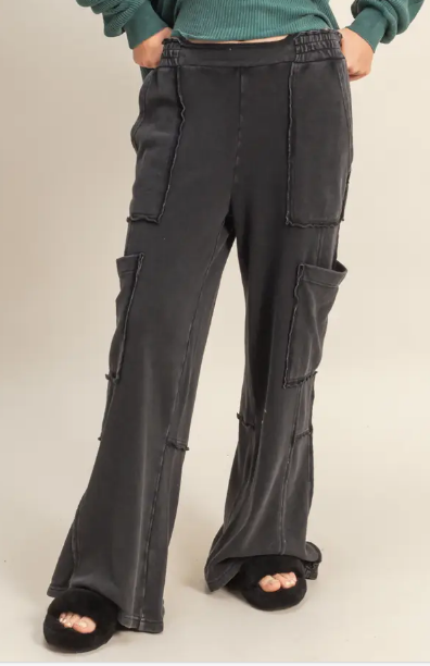 Oversized Utility Sweatpants-Pants-Krush Kandy, Women's Online Fashion Boutique Located in Phoenix, Arizona (Scottsdale Area)