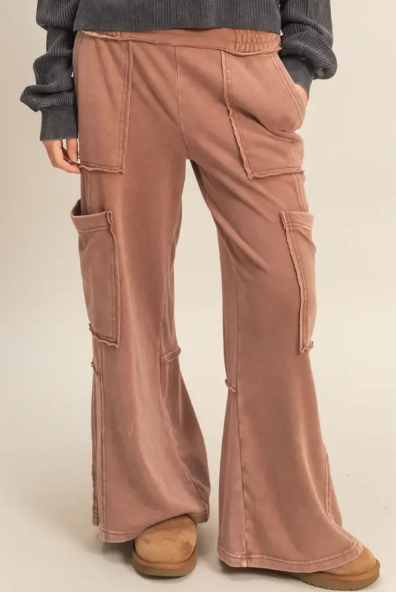 Oversized Utility Sweatpants-Pants-Krush Kandy, Women's Online Fashion Boutique Located in Phoenix, Arizona (Scottsdale Area)