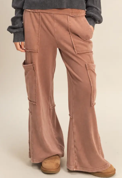 Oversized Utility Sweatpants-Pants-Krush Kandy, Women's Online Fashion Boutique Located in Phoenix, Arizona (Scottsdale Area)