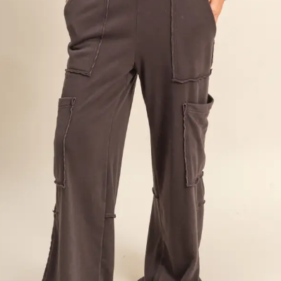 Oversized Utility Sweatpants-Pants-Krush Kandy, Women's Online Fashion Boutique Located in Phoenix, Arizona (Scottsdale Area)