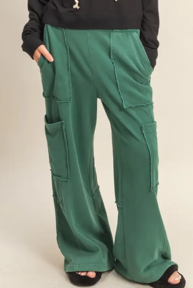 Oversized Utility Sweatpants-Pants-Krush Kandy, Women's Online Fashion Boutique Located in Phoenix, Arizona (Scottsdale Area)