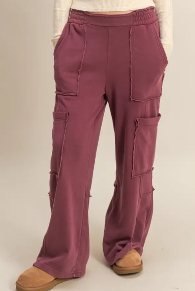 Oversized Utility Sweatpants-Pants-Krush Kandy, Women's Online Fashion Boutique Located in Phoenix, Arizona (Scottsdale Area)