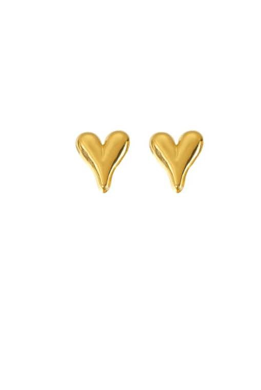 Stainless Steel Trend Heart Earrings-Jewelry-Krush Kandy, Women's Online Fashion Boutique Located in Phoenix, Arizona (Scottsdale Area)